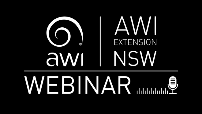 AWI Extension NSW Webinar